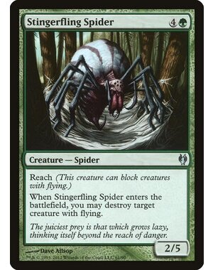 Magic: The Gathering Stingerfling Spider (061) Lightly Played