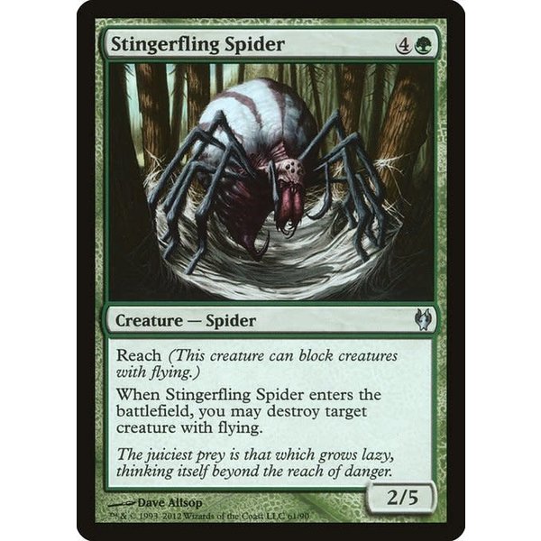 Magic: The Gathering Stingerfling Spider (061) Lightly Played