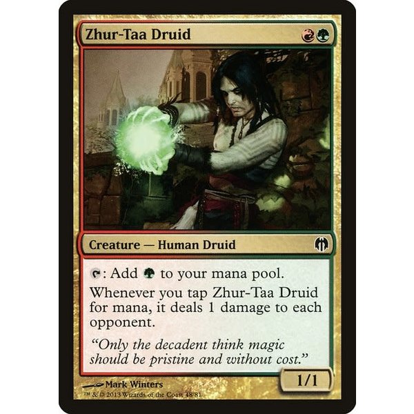 Magic: The Gathering Zhur-Taa Druid (048) Moderately Played