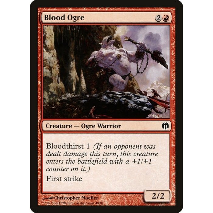 Magic: The Gathering Blood Ogre (049) Moderately Played