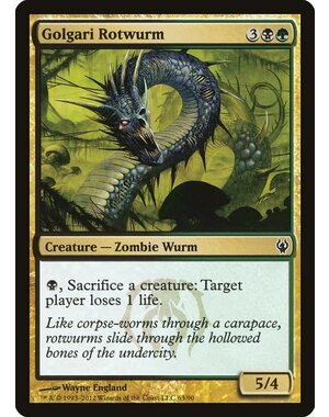 Magic: The Gathering Golgari Rotwurm (063) Moderately Played
