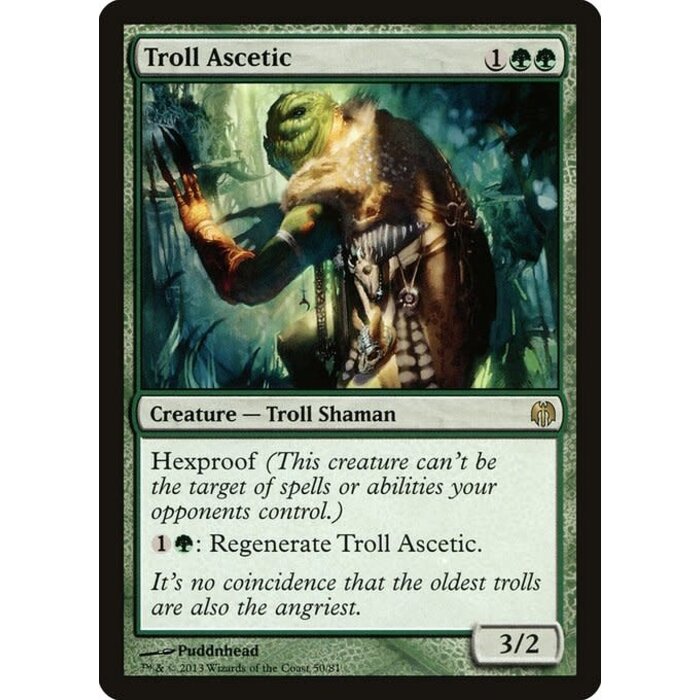 Magic: The Gathering Troll Ascetic (050) Moderately Played