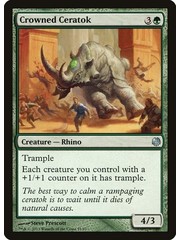 Magic: The Gathering Crowned Ceratok (051) Lightly Played