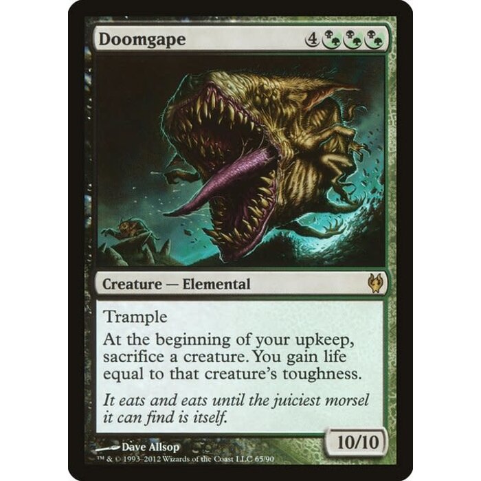 Magic: The Gathering Doomgape (065) Moderately Played