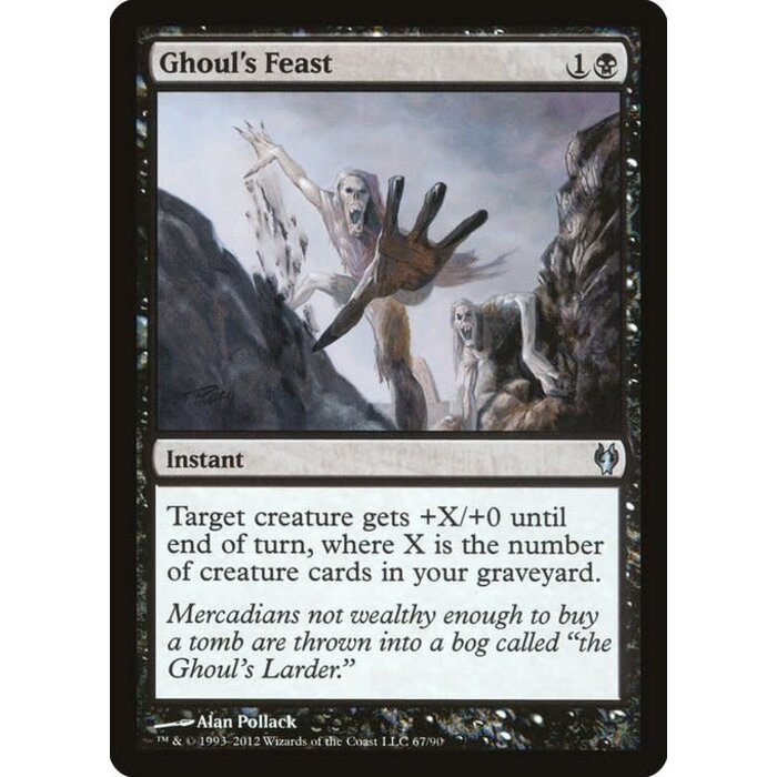 Magic: The Gathering Ghoul's Feast (067) Lightly Played