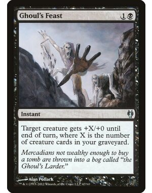 Magic: The Gathering Ghoul's Feast (067) Moderately Played