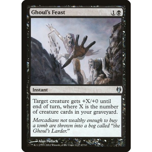 Magic: The Gathering Ghoul's Feast (067) Moderately Played