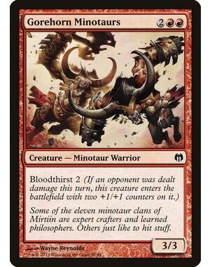 Magic: The Gathering Gorehorn Minotaurs (052) Moderately Played