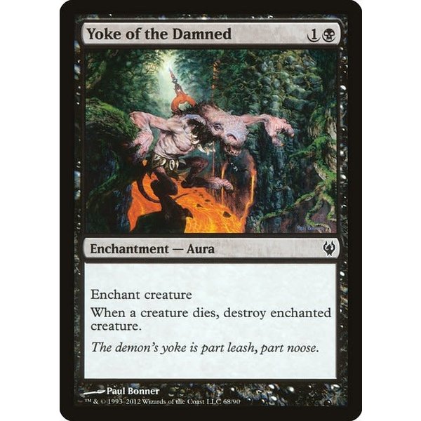 Magic: The Gathering Yoke of the Damned (068) Lightly Played
