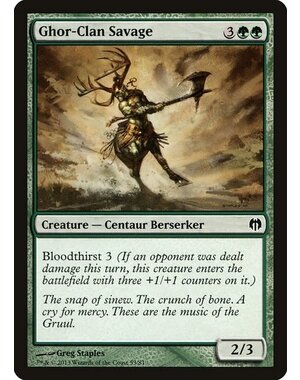 Magic: The Gathering Ghor-Clan Savage (053) Lightly Played