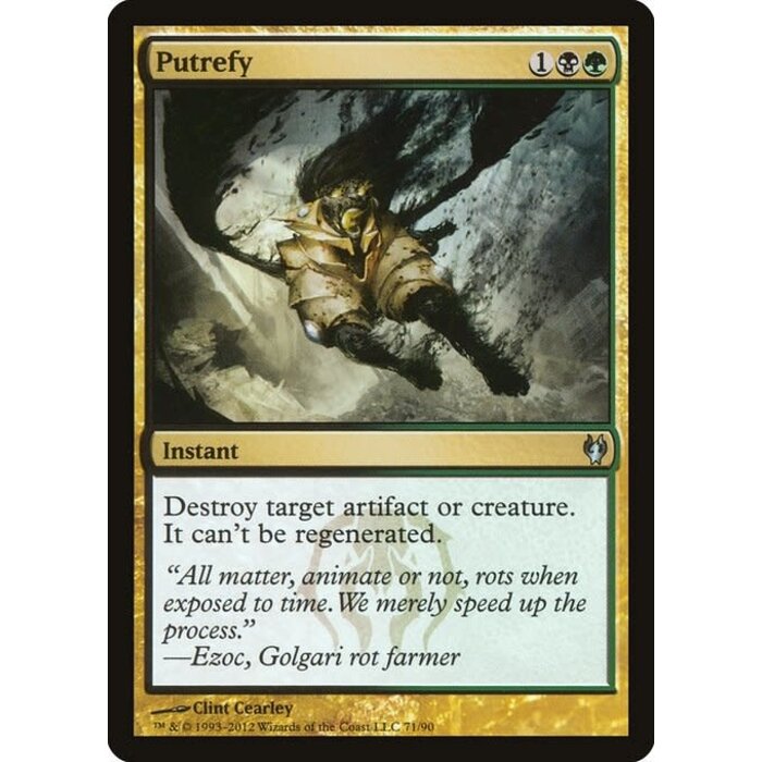 Magic: The Gathering Putrefy (071) Moderately Played