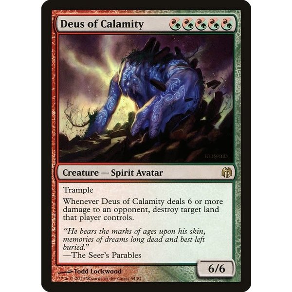 Magic: The Gathering Deus of Calamity (054) Heavily Played