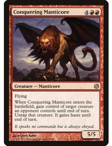 Magic: The Gathering Conquering Manticore (055) Lightly Played