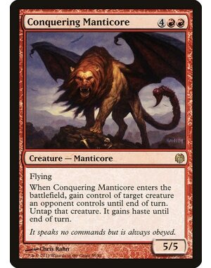 Magic: The Gathering Conquering Manticore (055) Moderately Played