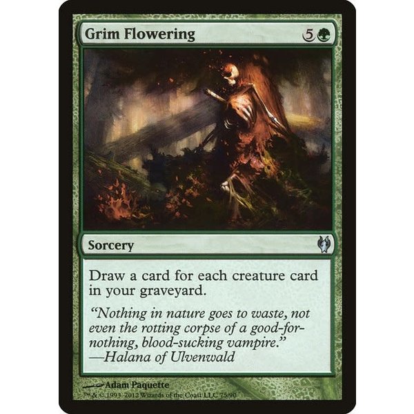Magic: The Gathering Grim Flowering (075) Lightly Played