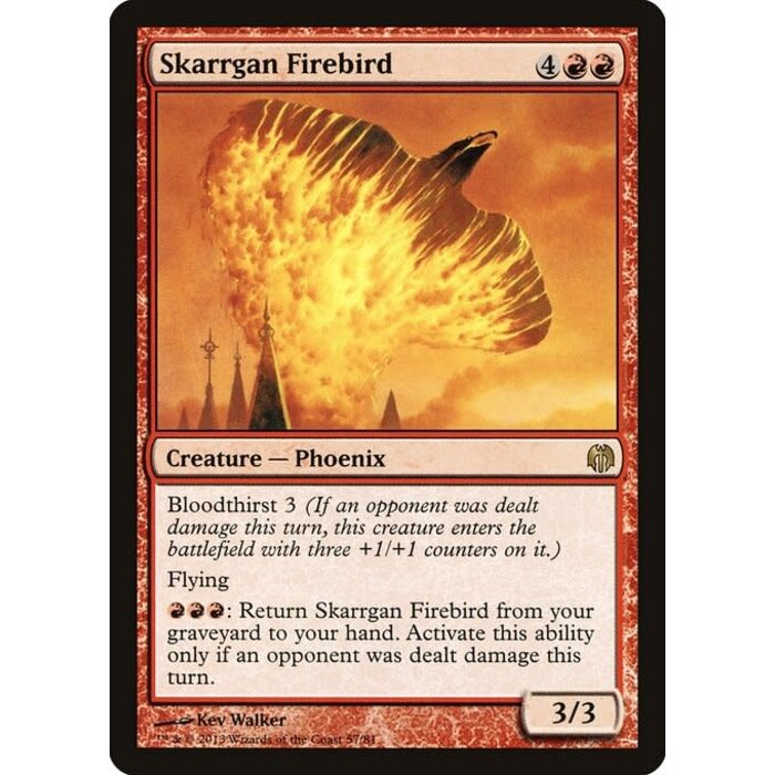 Magic: The Gathering Skarrgan Firebird (057) Moderately Played