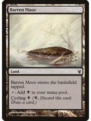 Magic: The Gathering Barren Moor (078) Moderately Played