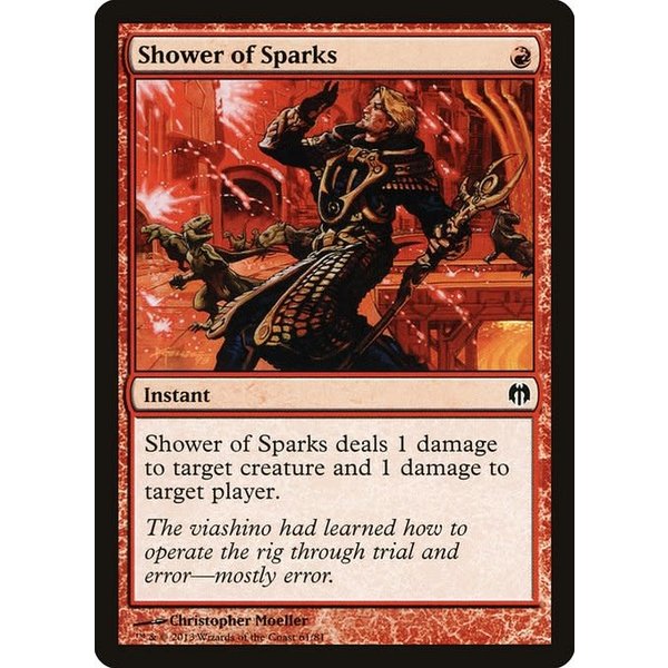 Magic: The Gathering Shower of Sparks (061) Lightly Played