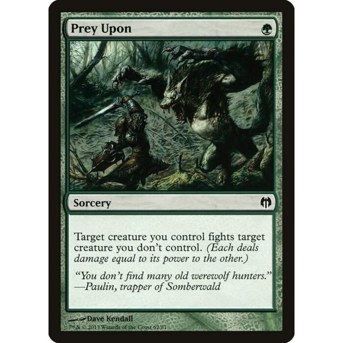 Magic: The Gathering Prey Upon (062) Moderately Played
