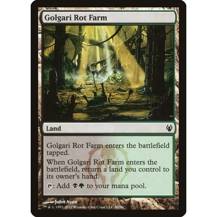 Magic: The Gathering Golgari Rot Farm (080) Lightly Played