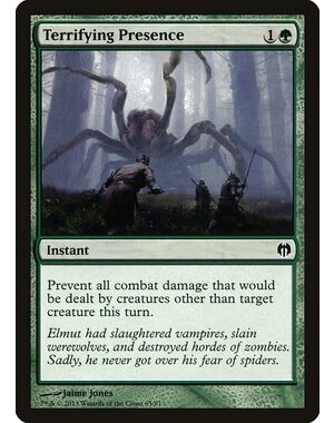 Magic: The Gathering Terrifying Presence (065) Lightly Played