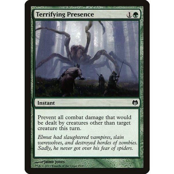 Magic: The Gathering Terrifying Presence (065) Lightly Played