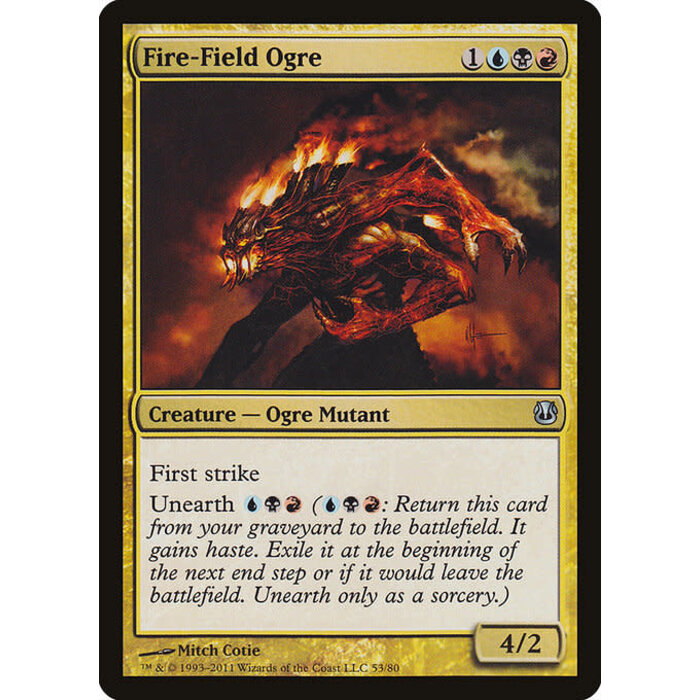 Magic: The Gathering Fire-Field Ogre (053) Moderately Played
