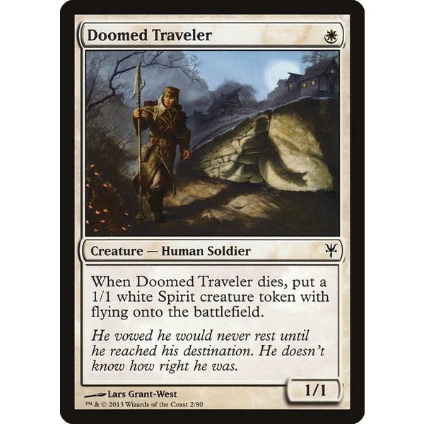 Magic: The Gathering Doomed Traveler (002) Lightly Played