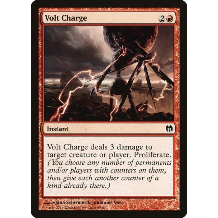 Magic: The Gathering Volt Charge (068) Moderately Played
