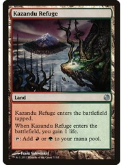 Magic: The Gathering Kazandu Refuge (071) Lightly Played