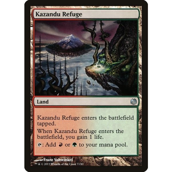 Magic: The Gathering Kazandu Refuge (071) Lightly Played