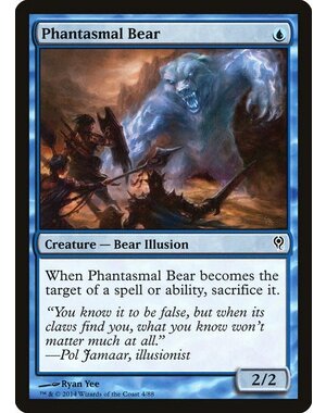 Magic: The Gathering Phantasmal Bear (004) Moderately Played