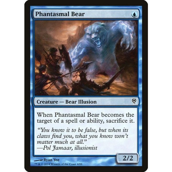 Magic: The Gathering Phantasmal Bear (004) Moderately Played