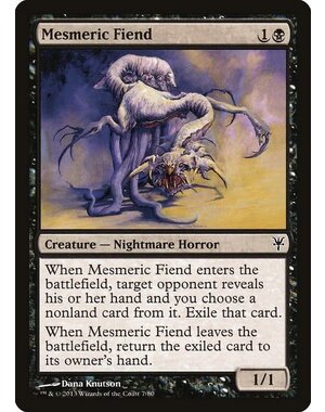 Magic: The Gathering Mesmeric Fiend (007) Moderately Played