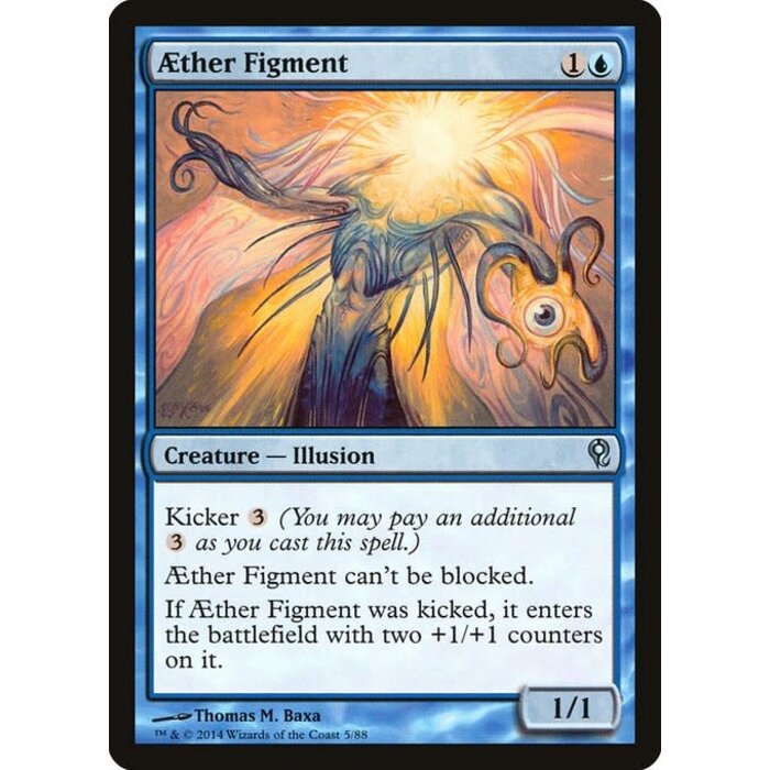 Magic: The Gathering Aether Figment (005) Moderately Played
