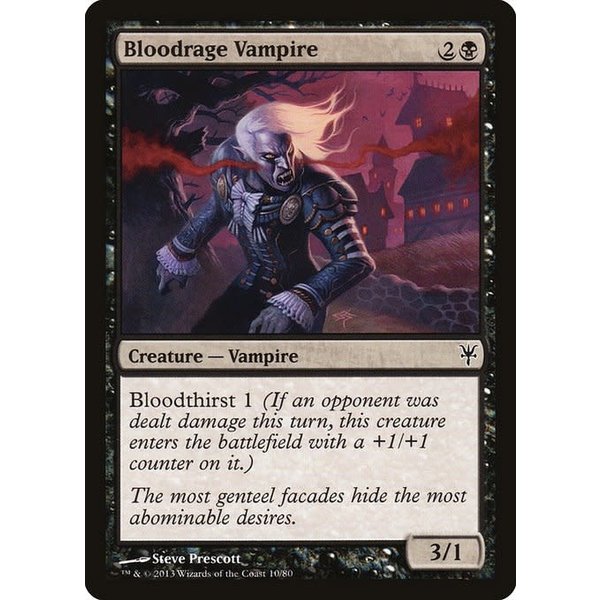 Magic: The Gathering Bloodrage Vampire (010) Lightly Played
