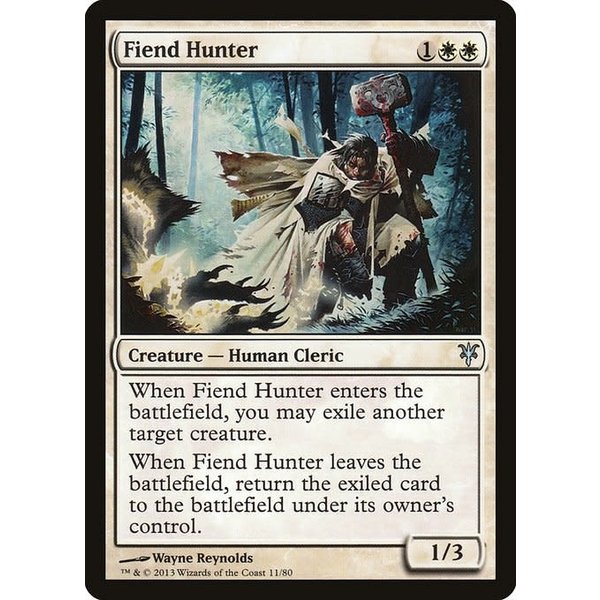 Magic: The Gathering Fiend Hunter (011) Lightly Played