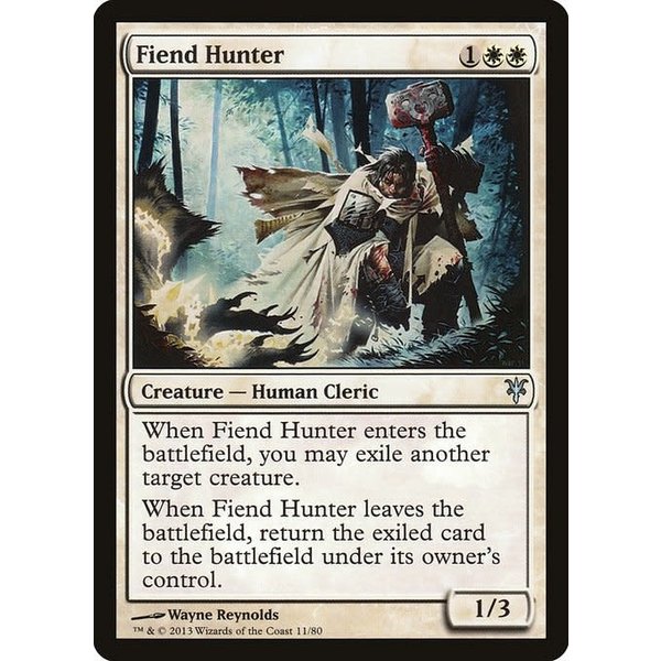 Magic: The Gathering Fiend Hunter (011) Moderately Played