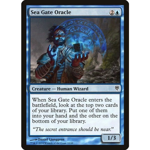 Magic: The Gathering Sea Gate Oracle (010) Moderately Played