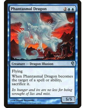 Magic: The Gathering Phantasmal Dragon (014) Moderately Played