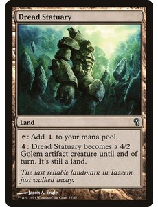 Magic: The Gathering Dread Statuary (035) Moderately Played
