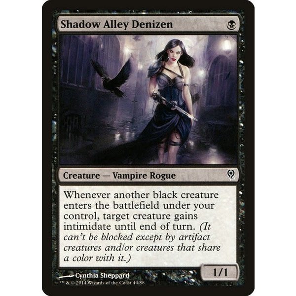 Magic: The Gathering Shadow Alley Denizen (044) Moderately Played