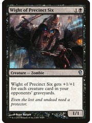 Magic: The Gathering Wight of Precinct Six (046) Moderately Played