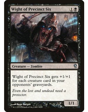Magic: The Gathering Wight of Precinct Six (046) Moderately Played