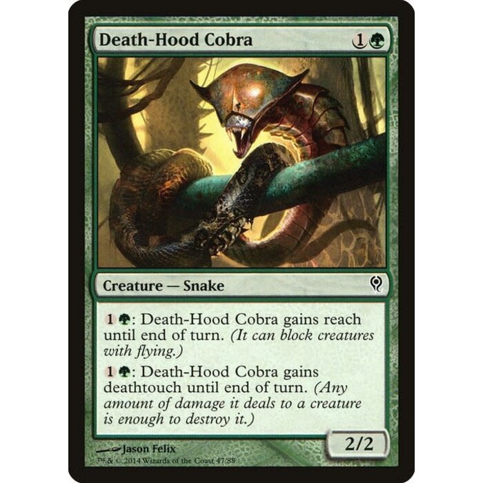 Magic: The Gathering Death-Hood Cobra (047) Lightly Played