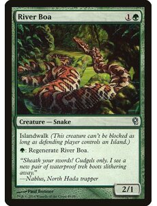 Magic: The Gathering River Boa (049) Moderately Played