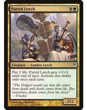 Magic: The Gathering Putrid Leech (051) Lightly Played
