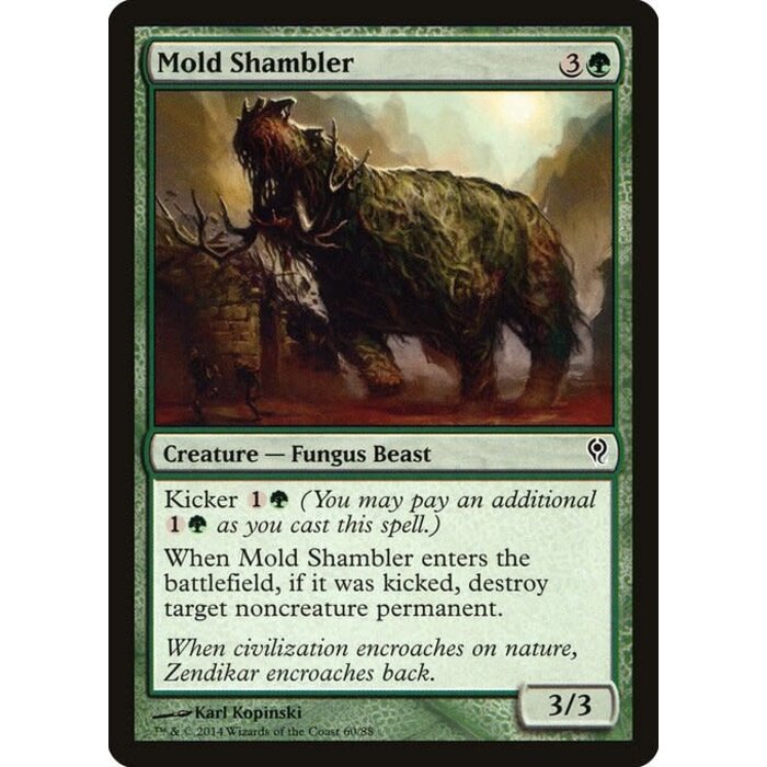 Magic: The Gathering Mold Shambler (060) Moderately Played