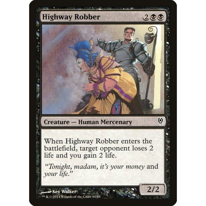 Magic: The Gathering Highway Robber (061) Moderately Played