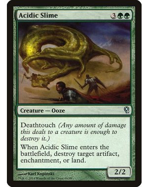 Magic: The Gathering Acidic Slime (064) Moderately Played